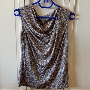 CLASSIQUES ENTIER GREY CAMOUFLAGE TOP - SIZE SMALL